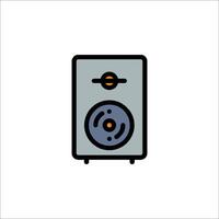 A speaker icon on a white background vector