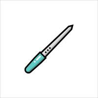 A knife icon on a white background vector
