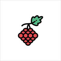 Raspberry pi logo design vector