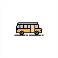 School bus icon illustration vector