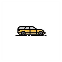 A car icon on a white background vector