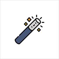 A sparkler icon on a white background vector