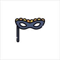 A mask icon on a white background vector