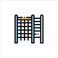 A ladder icon on a white background vector