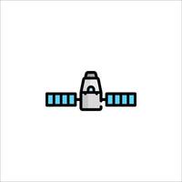Space station icon illustration vector