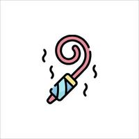 A candy cane with a long handle and a long stem vector