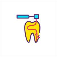 A toothbrush with a tube and a toothbrush vector