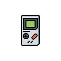 A game boy icon on a white background vector