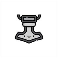 A cartoon hammer with a smile on it vector