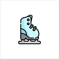 Ice skate icon illustration vector