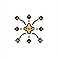 A star with a smiley face on it vector