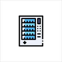 A vending machine icon on a white background vector