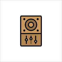 A speaker icon on a white background vector