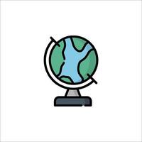 Globe icon illustration vector
