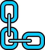 Hyperlink Line Filled Icon vector