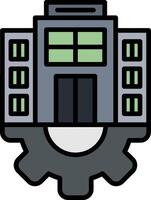 Enterprise Line Filled Icon vector