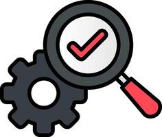Optimization Line Filled Icon vector