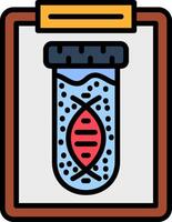 Clipboard Line Filled Icon vector