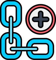 Add Line Filled Icon vector