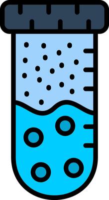 Test Tube Line Filled Icon