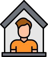 Welfare Line Filled Icon vector
