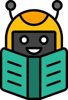 Bot Line Filled Icon