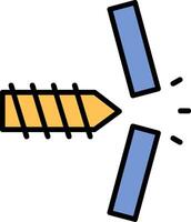 Breakthrough Line Filled Icon vector