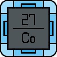 Cobalt Line Filled Icon vector