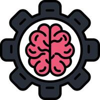 Progres Line Filled Icon vector