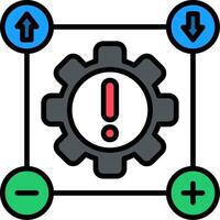 Possible Line Filled Icon vector