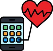 App Line Filled Icon vector