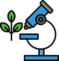 Microscope Line Filled Icon vector