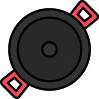 Stewpot Line Filled Icon vector