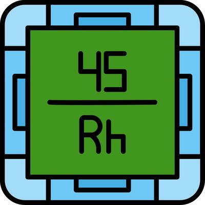 Rhodium Line Filled Icon