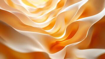 The image is a close up of a yellow and white fabric with a wave pattern. The colors and pattern create a sense of movement and energy, giving the impression of a flowing fabric photo