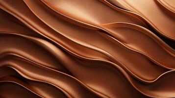 Gold colored fabric with a wave pattern. The fabric is very shiny and looks like it is made of gold photo