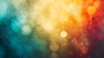 Colorful background with a lot of small dots. The dots are of different sizes and colors, creating a sense of movement and energy. Scene is lively and dynamic photo