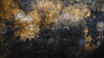 Dark background with a splash of gold and black. The gold and black colors create a striking contrast, while the splash of color adds a touch of vibrancy to the scene photo