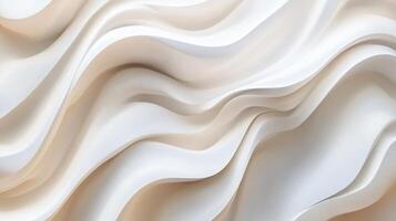 The image is a white wave with a lot of texture. The texture gives the wave a sense of depth and movement. The white color of the wave creates a feeling of calmness and serenity photo