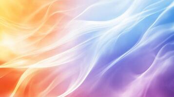 Vibrant and colorful background with a blue and orange line running through it. The background is a mix of various shades of blue, orange, and yellow, creating a dynamic and eye-catching scene photo