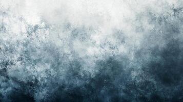 Blurry blue and white background with a few white specks. The background is a mix of blue and white, with the blue being more dominant. The white specks add a sense of texture and depth to the image photo