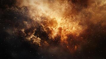 Space background with a lot of stars and a few clouds. The stars are scattered throughout the background and the clouds are small and scattered photo