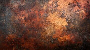 Very dark and rough looking background with a few orange spots. The background is made of a rough material and has a lot of texture photo