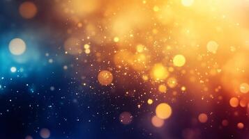 Colorful background with many small circles. The circles are of different sizes and colors. The background is a mix of blue and yellow photo