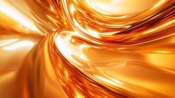 Gold and white swirl pattern with a lot of texture. The gold color is very bright and stands out against the white background. The texture of the pattern gives it a sense of movement and energy photo