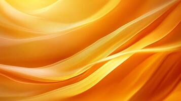 The image is a close up of a yellow fabric with a wave pattern. The fabric is very soft and has a warm, inviting feel to it. The wave pattern adds a sense of movement and energy to the fabric photo