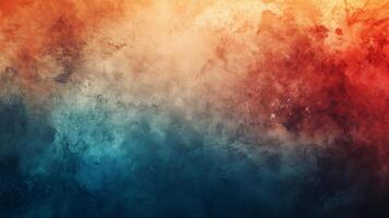 Colorful background with blue, red and yellow tones. The background is a mix of colors and has a somewhat abstract feel to it photo