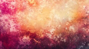 Colorful background with a lot of texture and brush strokes. The background is a mix of red, yellow, and orange photo