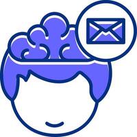 Mail Filled Filled Slip Style Icon vector