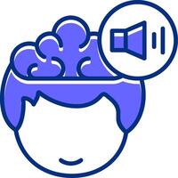 Volume Filled Filled Slip Style Icon vector